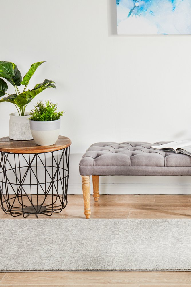 Evoke 256 Hamptons Style Indoor Rug Grey Runner - Image 3