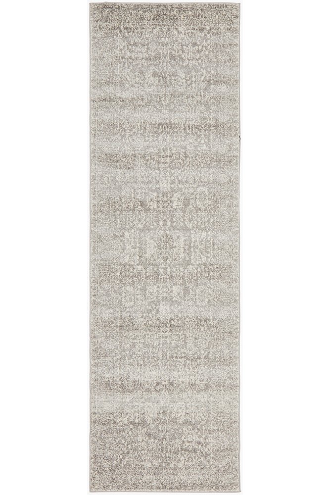 Evoke 256 Hamptons Style Indoor Rug Grey Runner - Image 4