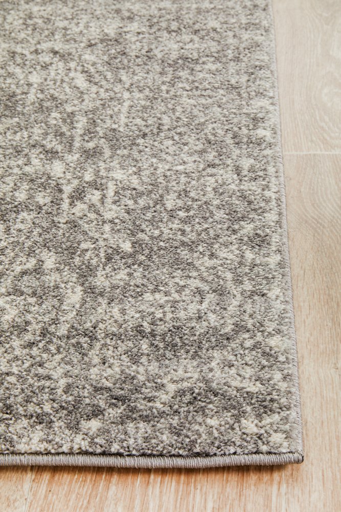 Evoke 256 Hamptons Style Indoor Rug Grey Runner - Image 6