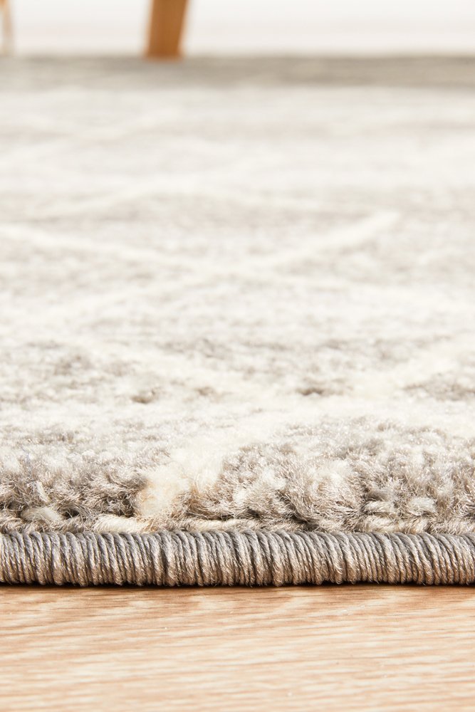 Evoke 257 Hamptons Style Indoor Rug Silver Round - Image 7