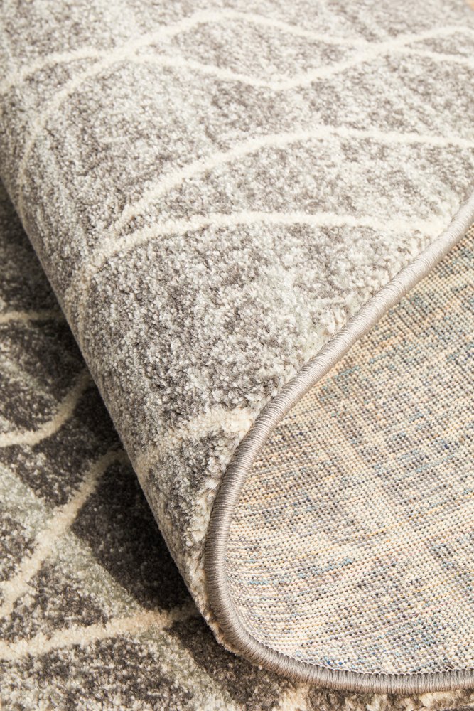 Evoke 257 Hamptons Style Indoor Rug Silver Round - Image 9