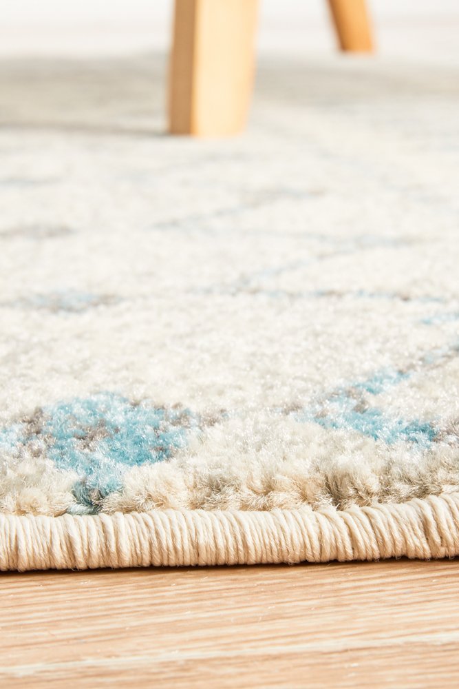 Evoke 260 Hamptons Style Indoor Rug White Round - Image 7