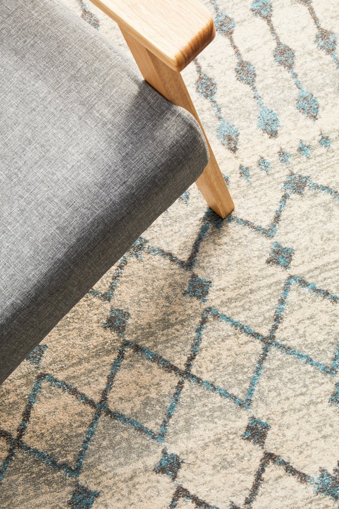 Evoke 260 Hamptons Style Indoor Rug White Round - Image 8