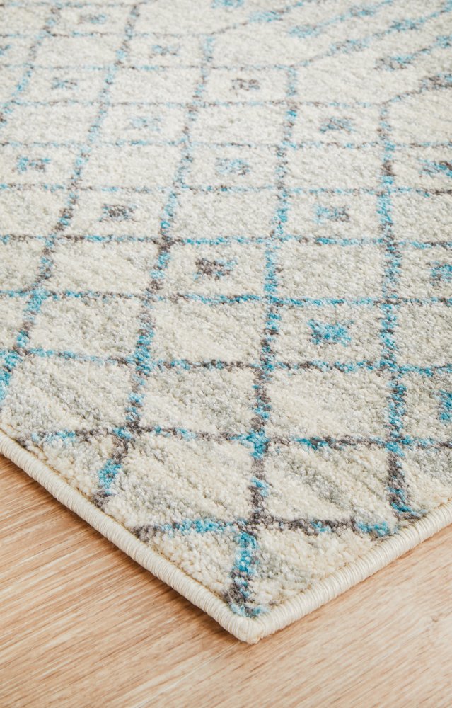 Evoke 260 Hamptons Style Indoor Rug White Runner - Image 5