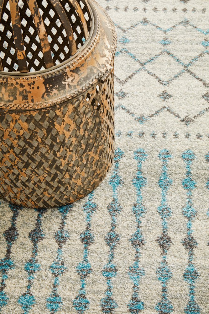 Evoke 260 Hamptons Style Indoor Rug White Runner - Image 8
