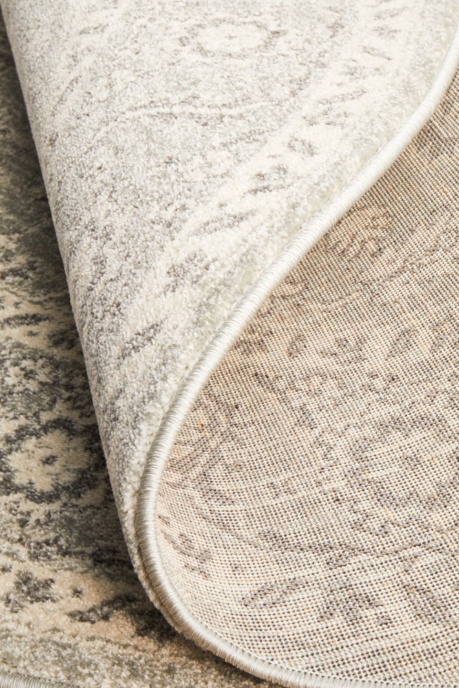 Evoke 261 Hamptons Style Indoor Rug Silver Round - Image 9