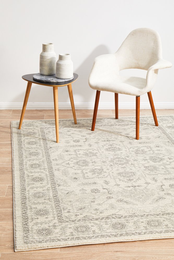 Evoke 261 Hamptons Style Indoor Rug White