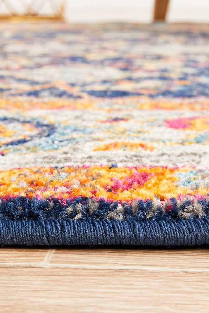 Evoke 262 Hamptons Style Indoor Rug Multi Round - Image 7