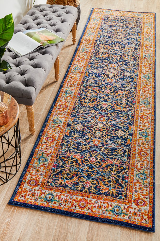 Evoke 262 Hamptons Style Indoor Rug Multi Runner