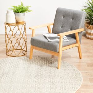 wp-image-tigress-53138.jpg Evoke 265 Hamptons Style Indoor Rug Grey Round