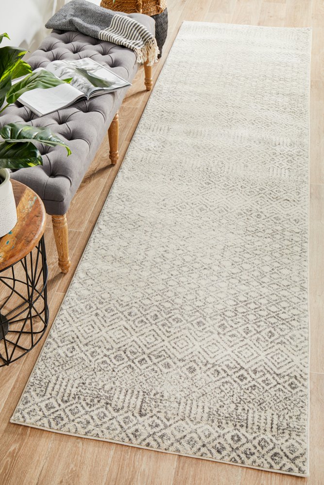 Evoke 265 Hamptons Style Indoor Rug Grey Runner