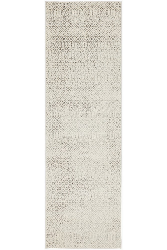 Evoke 265 Hamptons Style Indoor Rug Grey Runner - Image 4
