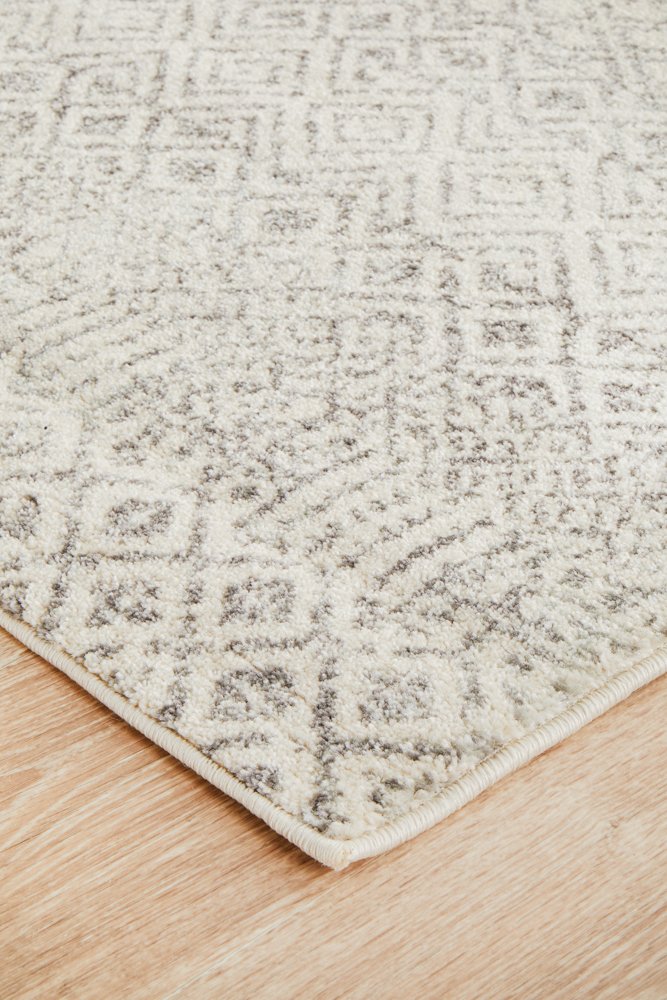 Evoke 265 Hamptons Style Indoor Rug Grey Runner - Image 5