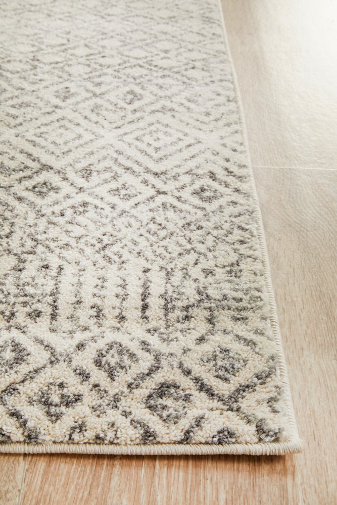 Evoke 265 Hamptons Style Indoor Rug Grey Runner - Image 6