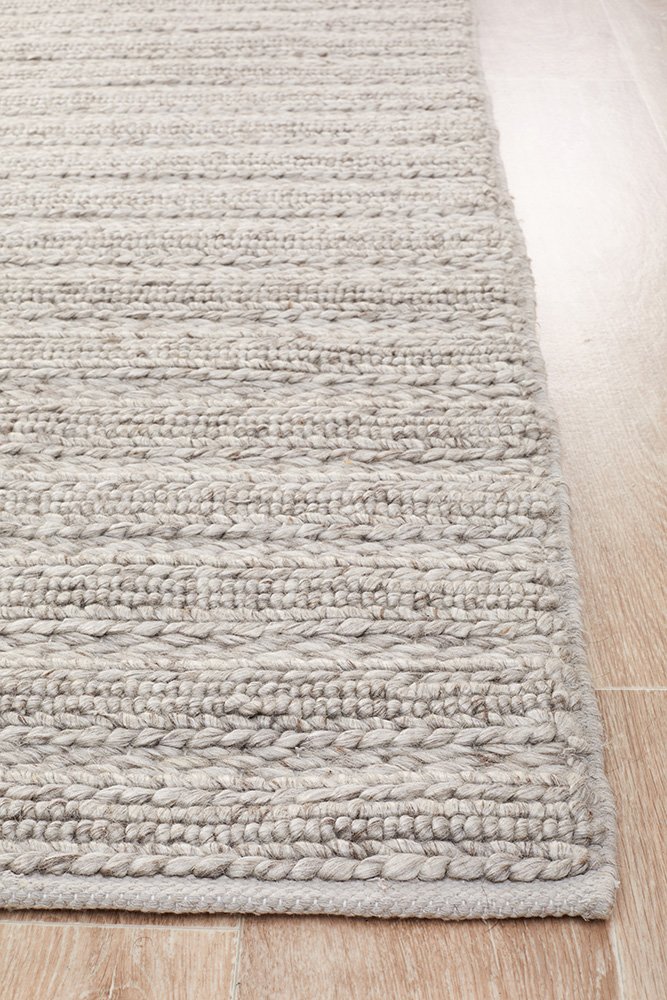 Harvest 801 Hamptons Style Indoor Rug Silver - Image 4
