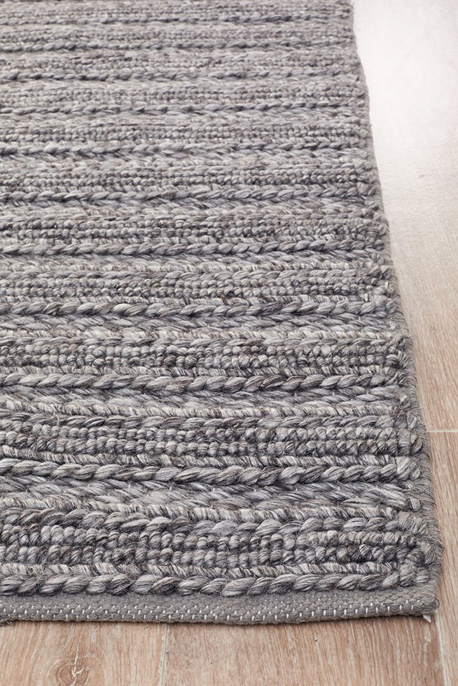 Harvest 801 Hamptons Style Indoor Rug Steel - Image 4