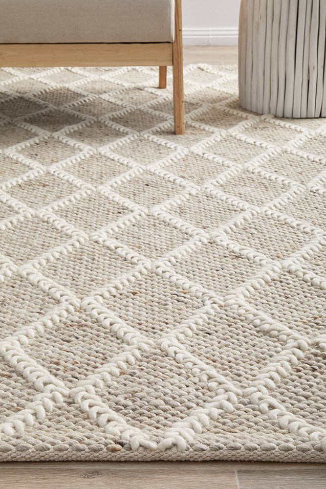 Huxley Hamptons Style Indoor Rug Natural - Image 6