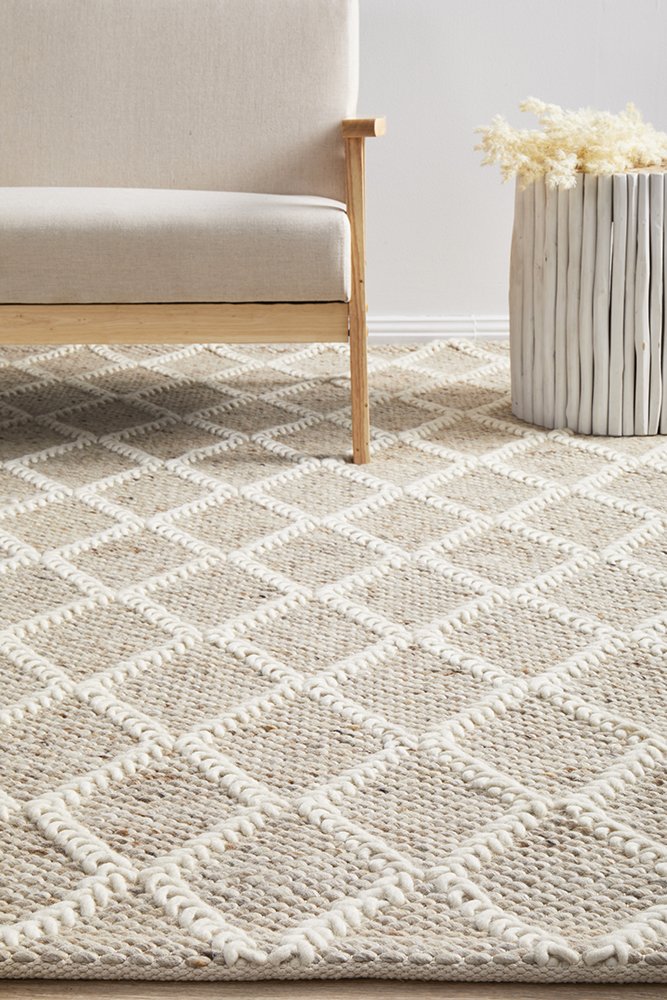 Huxley Hamptons Style Indoor Rug Natural - Image 8