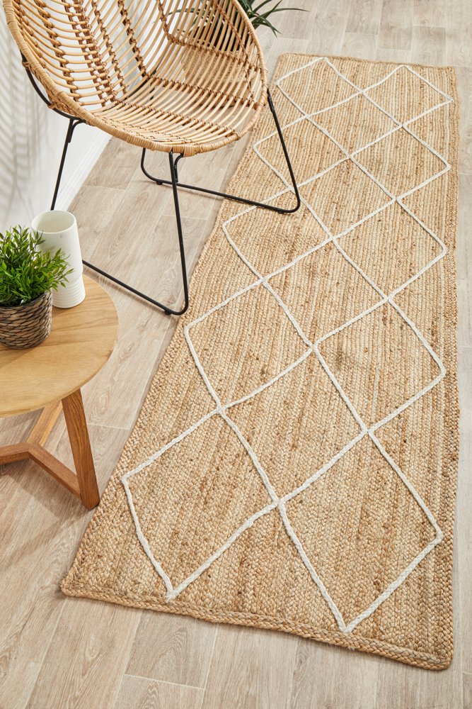 Noosa 222 Hamptons Style Indoor Rug Natural Runner