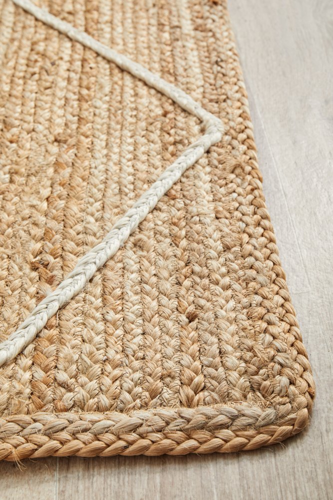 Noosa 222 Hamptons Style Indoor Rug Natural Runner - Image 6