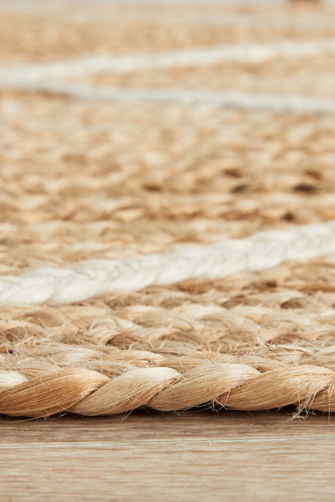 Noosa 222 Hamptons Style Indoor Rug Natural Runner - Image 7