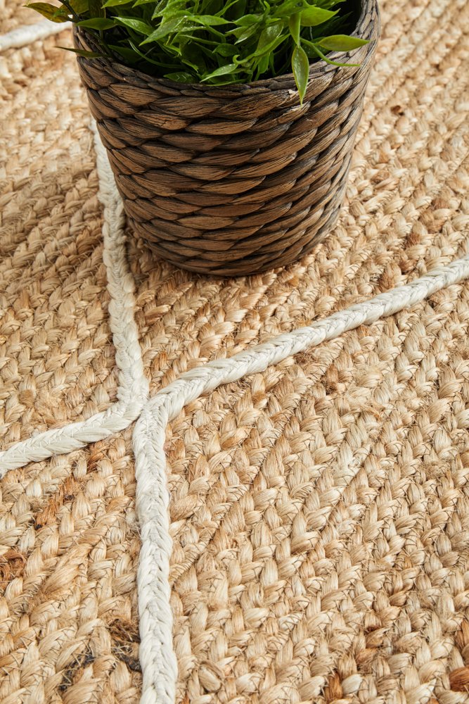 Noosa 222 Hamptons Style Indoor Rug Natural Runner - Image 8