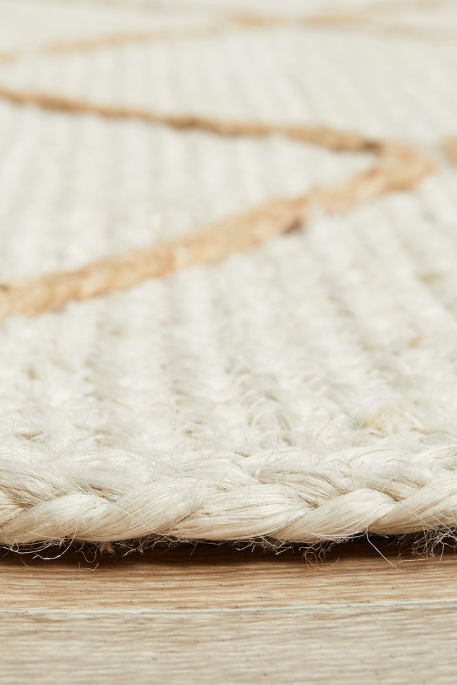 Noosa 222 Hamptons Style Indoor Rug White - Image 7