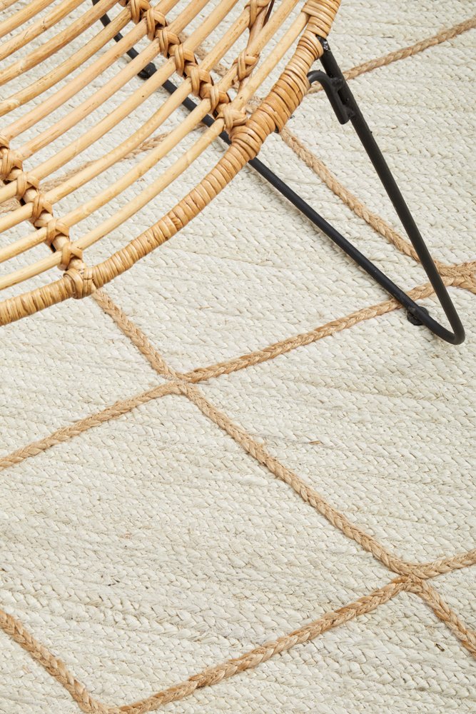 Noosa 222 Hamptons Style Indoor Rug White - Image 8