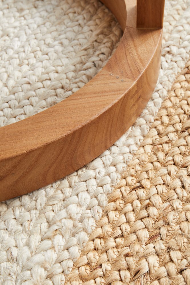 Noosa 333 Hamptons Style Indoor Rug White Natural Runner - Image 8