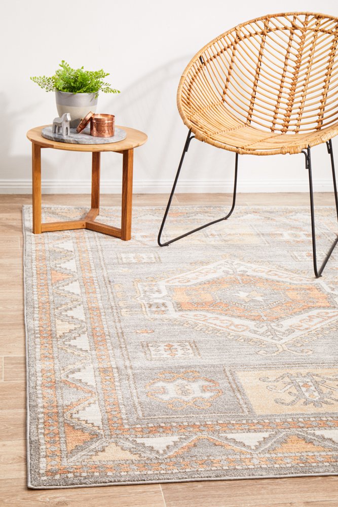 Mayfair Caitlen Hamptons Style Indoor Rug Grey