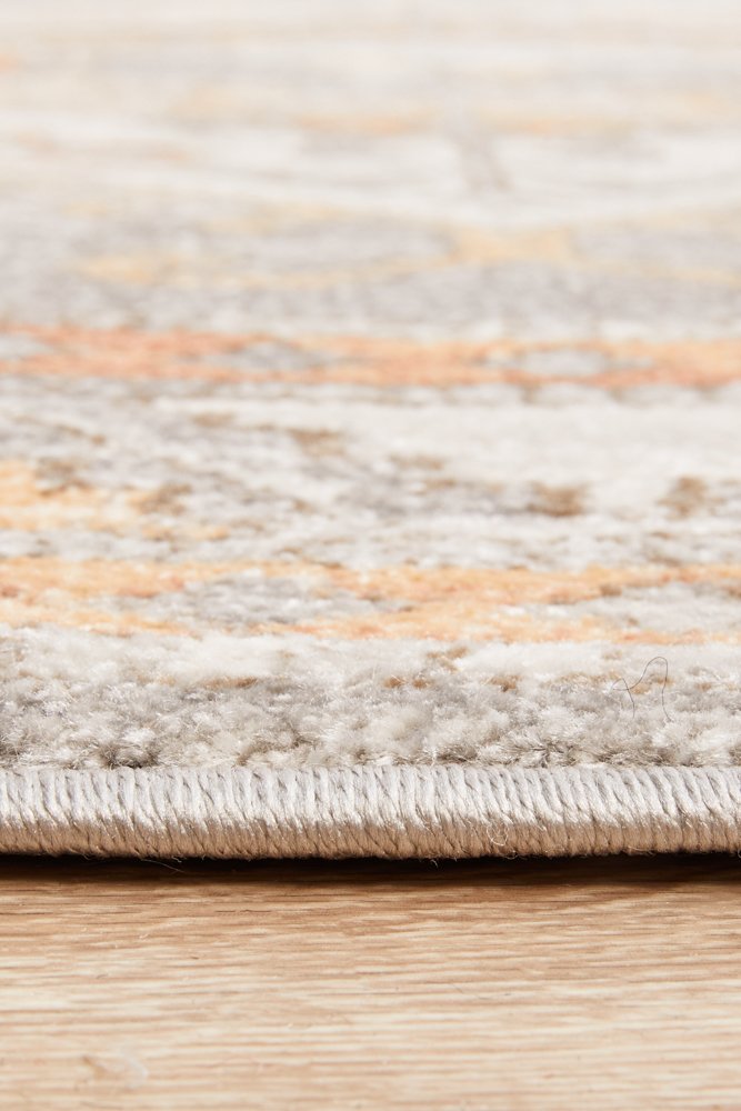 Mayfair Caitlen Hamptons Style Indoor Rug Grey Round - Image 7