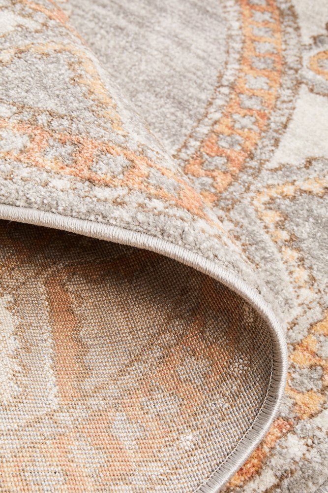 Mayfair Caitlen Hamptons Style Indoor Rug Grey Round - Image 9