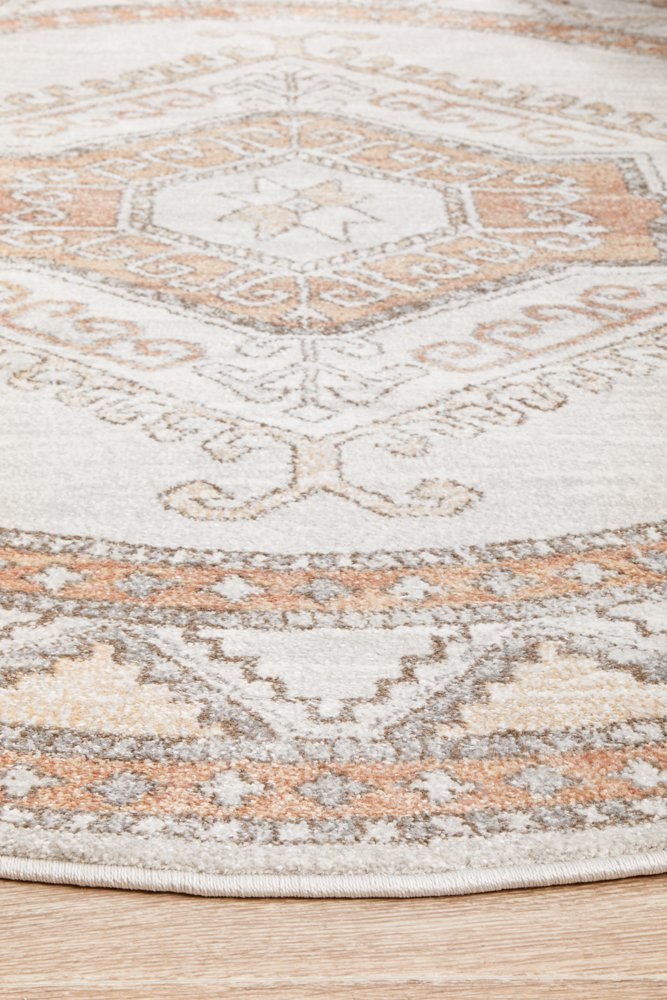 Mayfair Caitlen Hamptons Style Indoor Rug Natural Round - Image 5