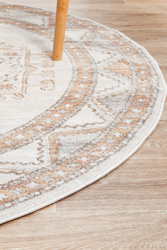 Mayfair Caitlen Hamptons Style Indoor Rug Natural Round - Image 6