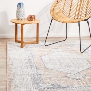 Mayfair Lorissa Hamptons Style Indoor Rug Peach