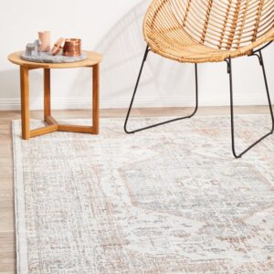 Mayfair Lorissa Hamptons Style Indoor Rug Silver