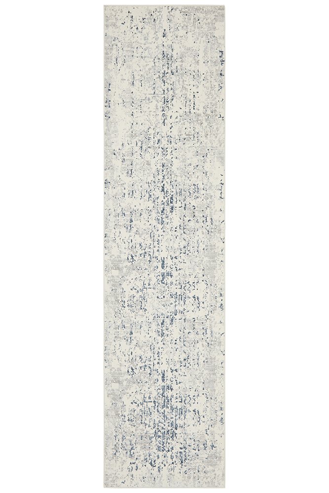 Kendra 1732 Hamptons Style Indoor Rug White Runner - Image 2