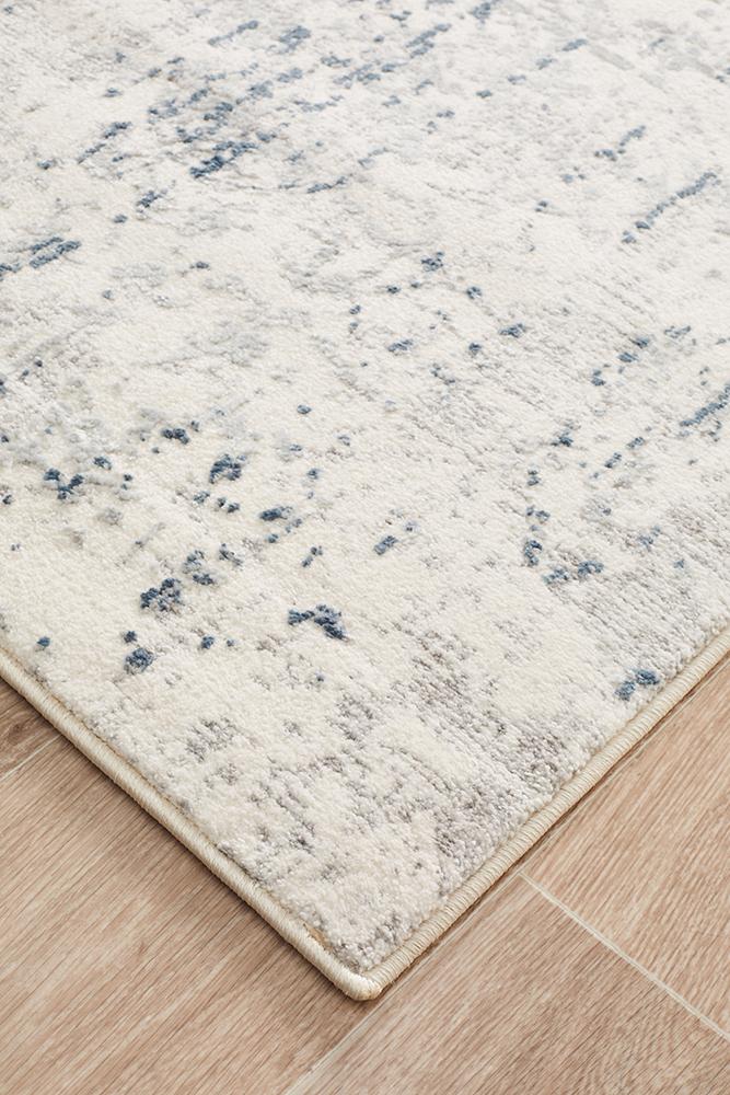 Kendra 1732 Hamptons Style Indoor Rug White Runner - Image 3
