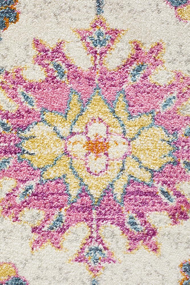 Babylon 208 Hamptons Style Indoor Rug Multi Round - Image 6