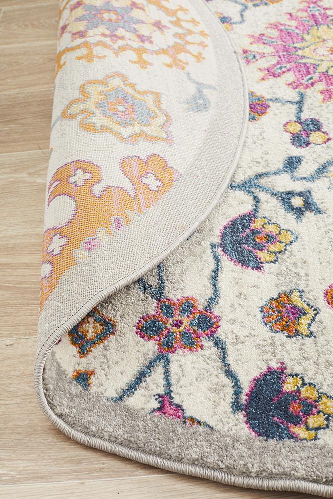 Babylon 208 Hamptons Style Indoor Rug Multi Round - Image 7