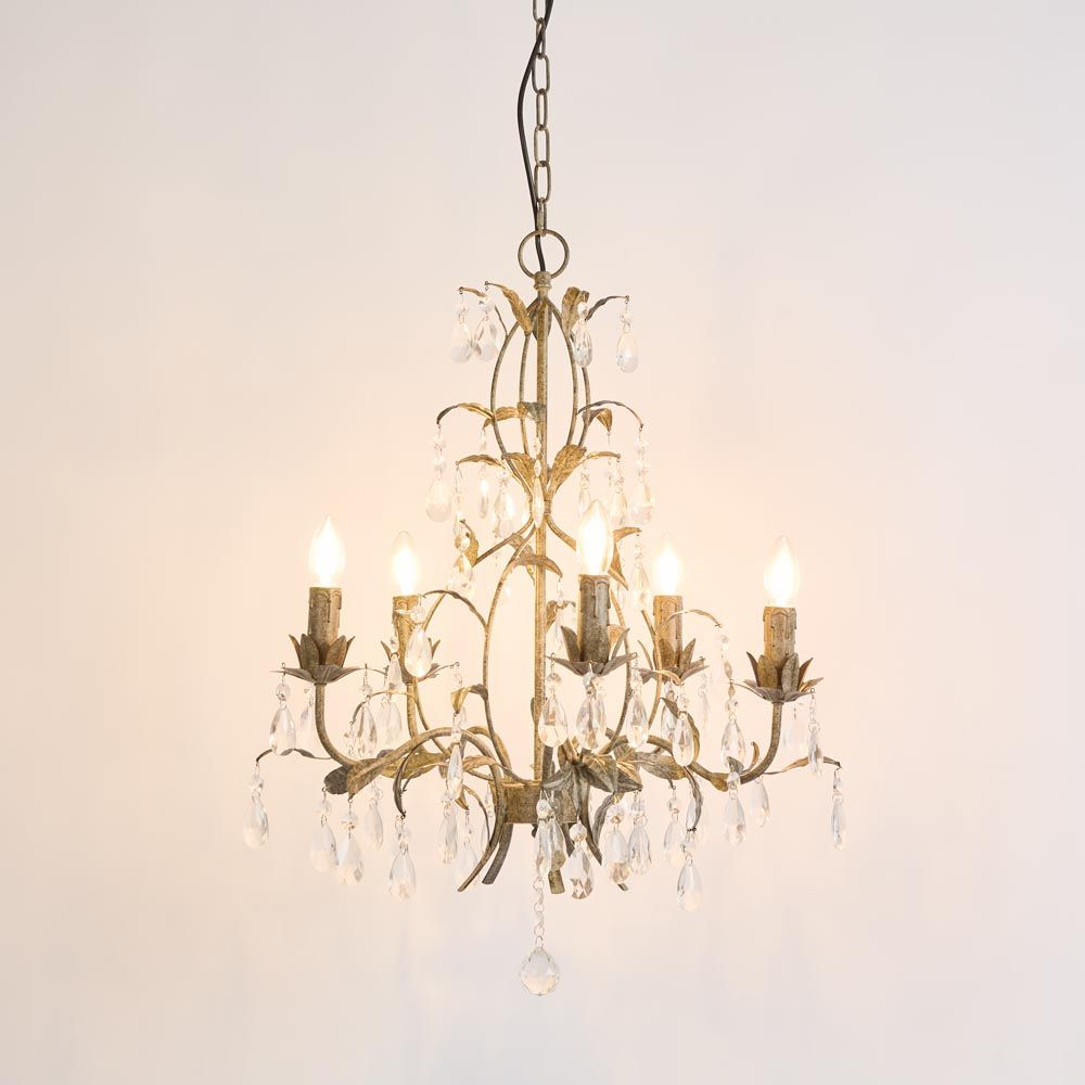 Medium Taupe Chandelier (RRP $699.60) - Image 4