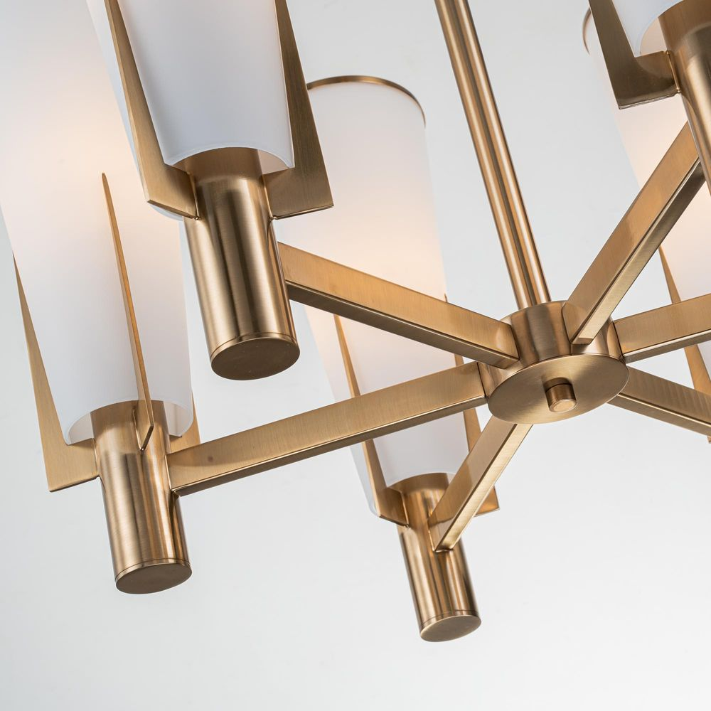St Germain Chandelier Antique Brass (RRP $1749) - Image 3