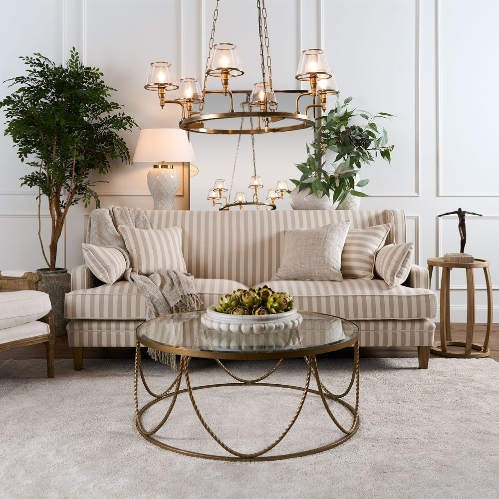 Sienna Chandelier Antique Brass (RRP $2640) - Image 2