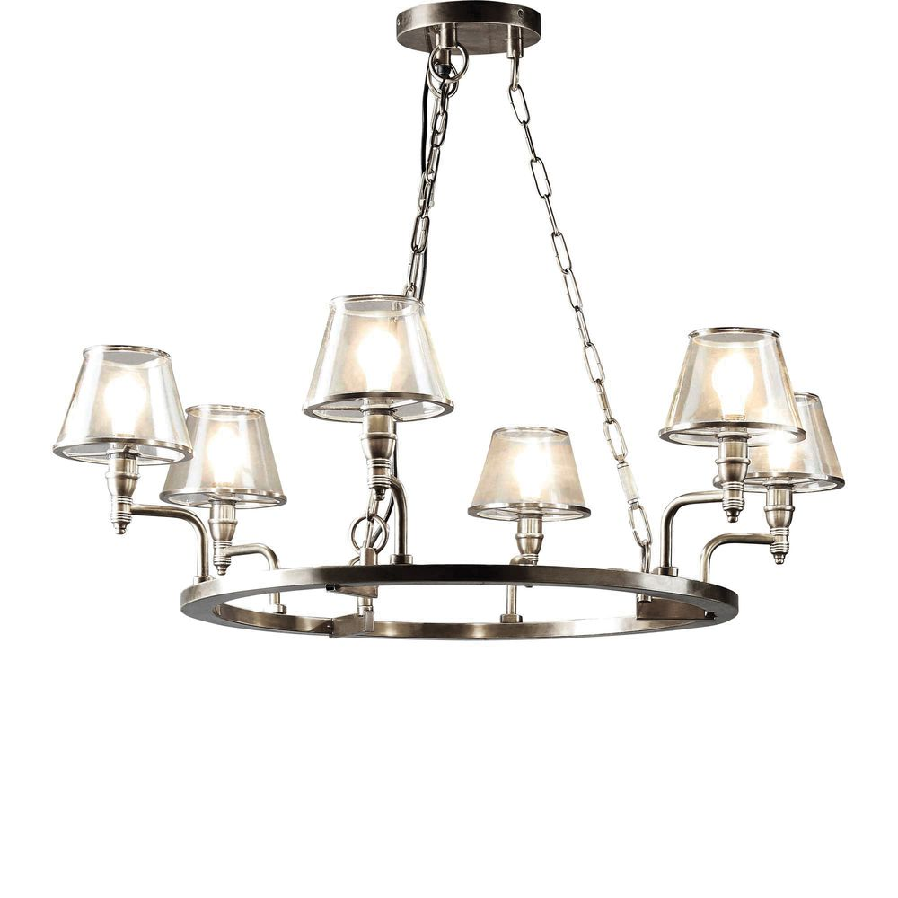 Sienna Chandelier Antique Silver (RRP $2640)