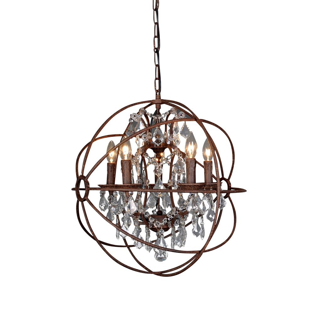 Sundance Chandelier Medium Rust (RRP $1298)