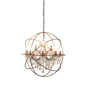 Sundance Chandelier Large Rust (RRP $2640)