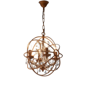 Sundance Chandelier Small Rust (RRP $1023)