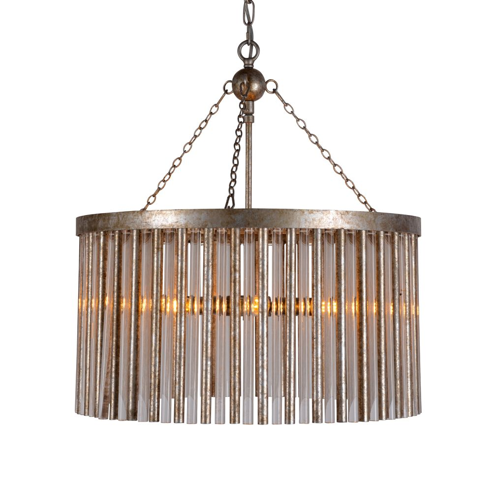 Midtown Chandelier Antique Silver (RRP $1518)