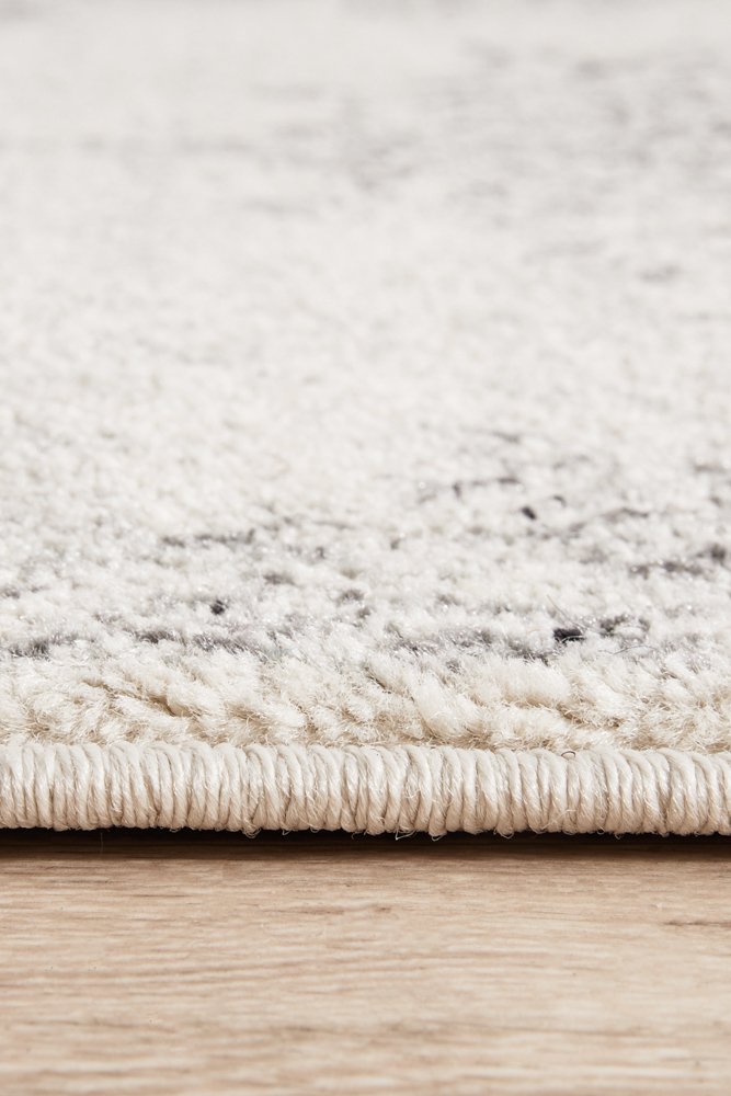 Chrome Rita Hamptons Style Indoor Rug Silver Runner - Image 7