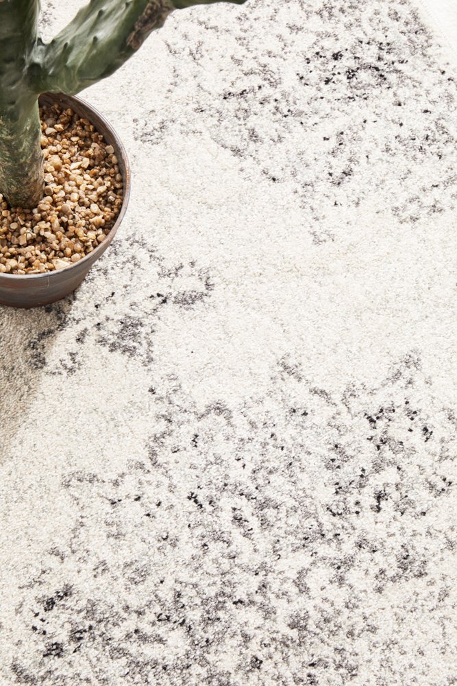 Chrome Rita Hamptons Style Indoor Rug Silver Runner - Image 8